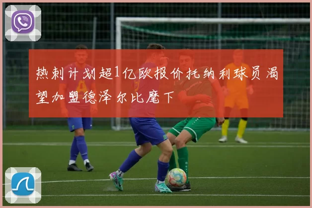 热刺计划超1亿欧报价托纳利球员渴望加盟德泽尔比麾下